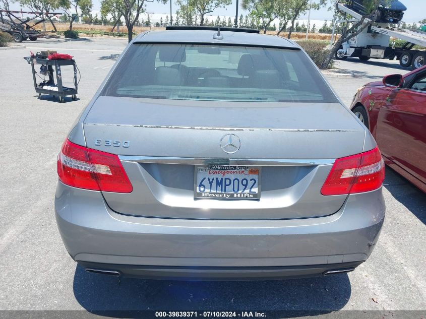 2011 Mercedes-Benz E 350 VIN: WDDHF5GB9BA276525 Lot: 39839371