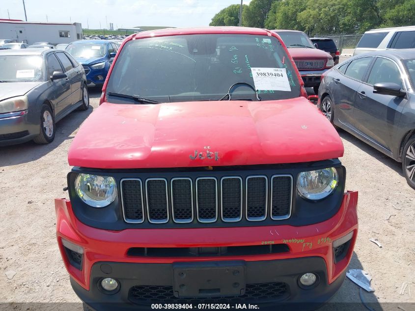 2022 Jeep Renegade Latitude 4X4 VIN: ZACNJDB13NPN47844 Lot: 39839404