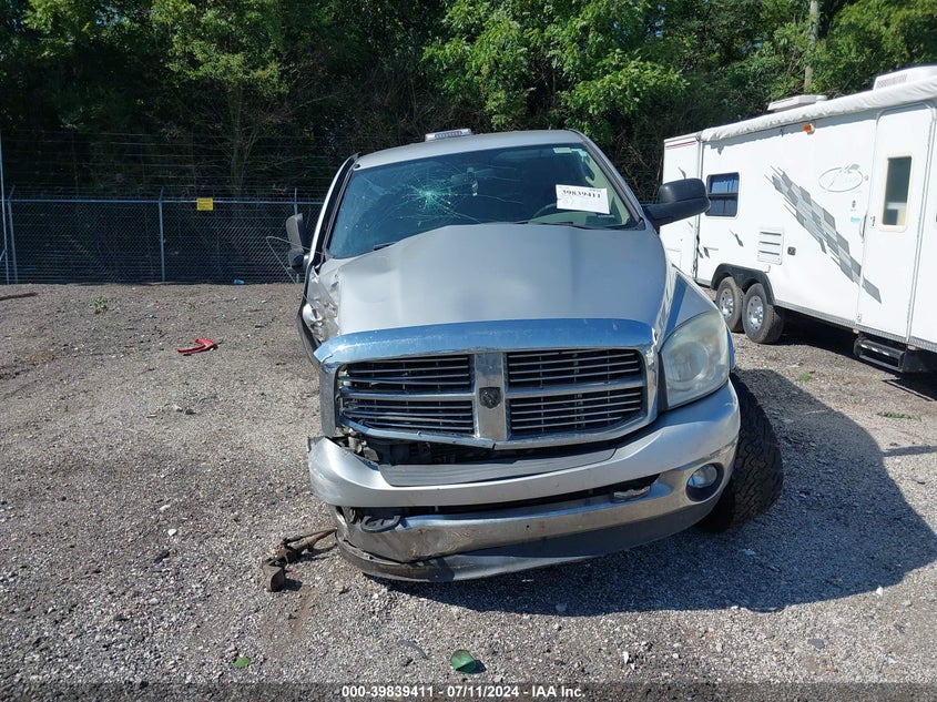 2008 Dodge Ram 2500 Sxt/Slt VIN: 3D7KS29A38G107597 Lot: 39839411