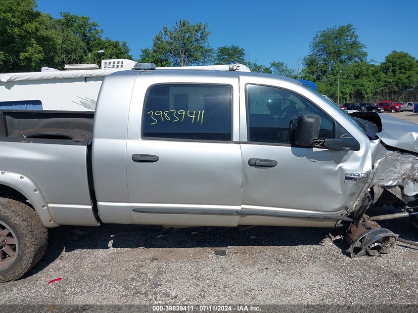 2008 Dodge Ram 2500 Sxt/Slt VIN: 3D7KS29A38G107597 Lot: 39839411