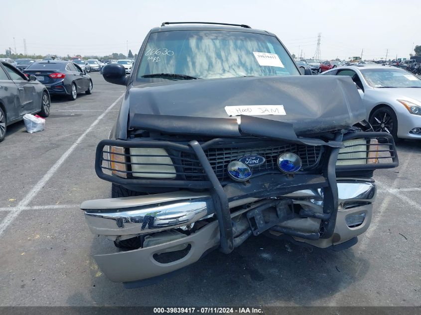 2001 Ford Expedition Eddie Bauer VIN: 1FMRU17W91LA62567 Lot: 39839417