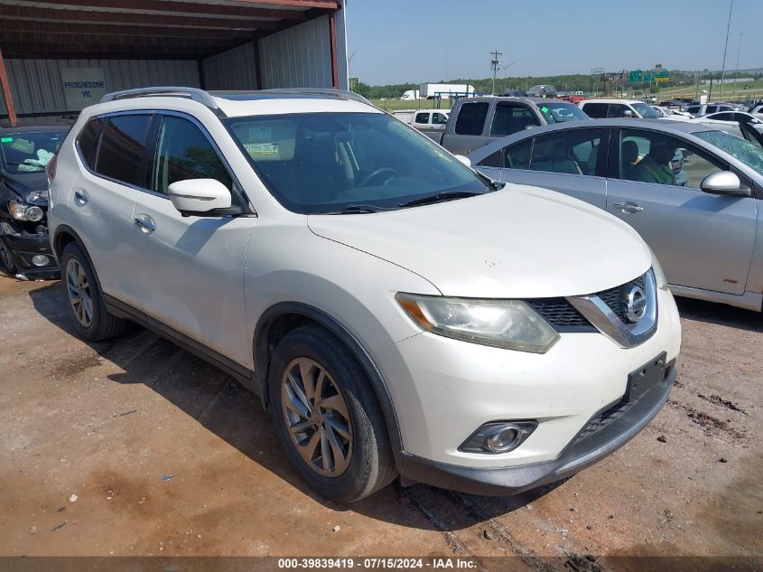 2015 Nissan Rogue Sl VIN: 5N1AT2MT7FC763406 Lot: 39839419