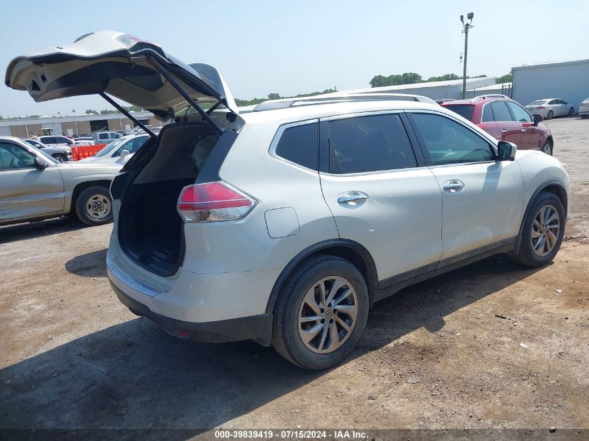 2015 Nissan Rogue Sl VIN: 5N1AT2MT7FC763406 Lot: 39839419