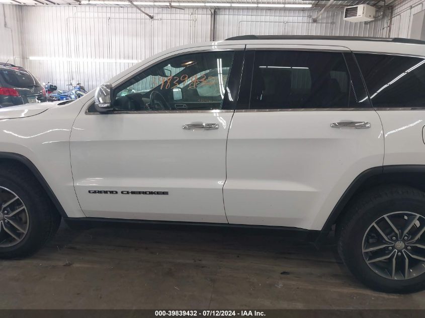 2018 Jeep Grand Cherokee Limited 4X4 VIN: 1C4RJFBG2JC409800 Lot: 39839432