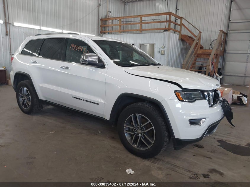 VIN 1C4RJFBG2JC409800 2018 JEEP GRAND CHEROKEE LIMITED 4X4