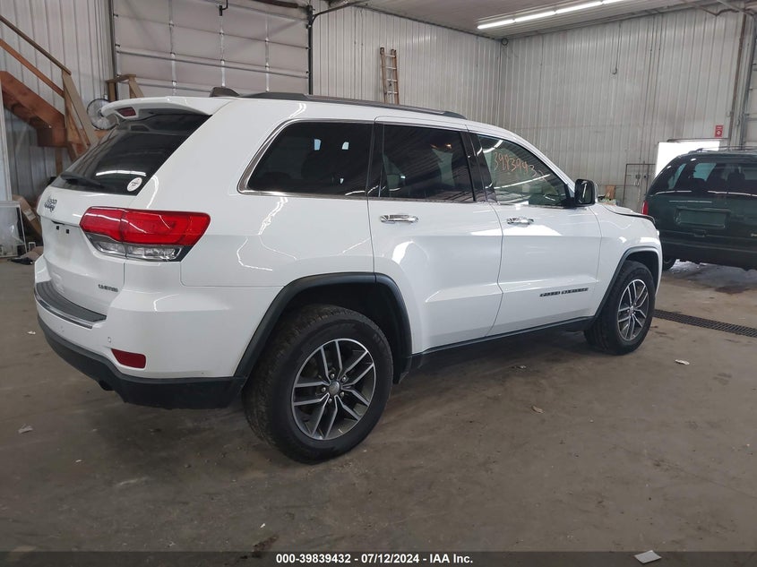 VIN 1C4RJFBG2JC409800 2018 JEEP GRAND CHEROKEE LIMITED 4X4