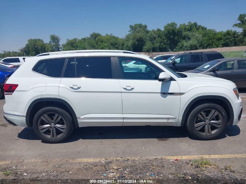 2019 Volkswagen Atlas 3.6L V6 Se W/Technology R-Line VIN: 1V2XR2CA6KC582304 Lot: 39839431