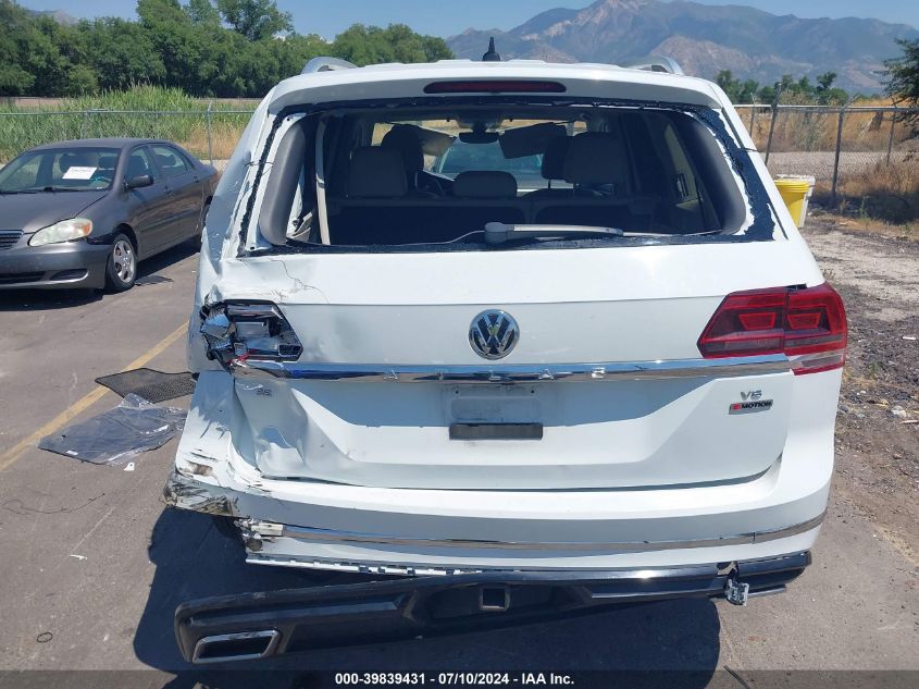 2019 Volkswagen Atlas 3.6L V6 Se W/Technology R-Line VIN: 1V2XR2CA6KC582304 Lot: 39839431