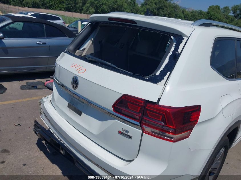 2019 Volkswagen Atlas 3.6L V6 Se W/Technology R-Line VIN: 1V2XR2CA6KC582304 Lot: 39839431