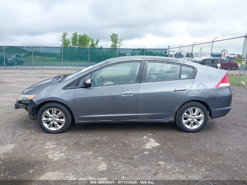 2010 Honda Insight Ex VIN: JHMZE2H73AS035061 Lot: 39839437