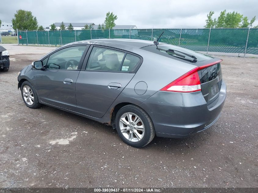 2010 Honda Insight Ex VIN: JHMZE2H73AS035061 Lot: 39839437