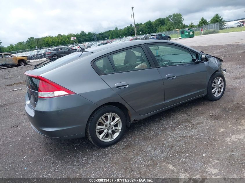 2010 Honda Insight Ex VIN: JHMZE2H73AS035061 Lot: 39839437