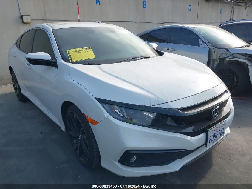 2020 Honda Civic Sport VIN: 2HGFC2F82LH585286 Lot: 39839450