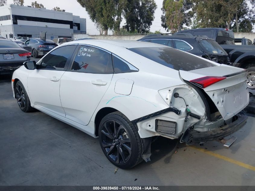 2020 Honda Civic Sport VIN: 2HGFC2F82LH585286 Lot: 39839450