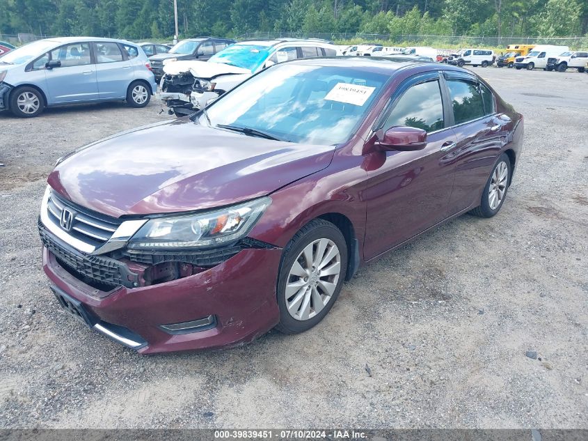 1HGCR2F84DA054902 2013 Honda Accord Ex-L