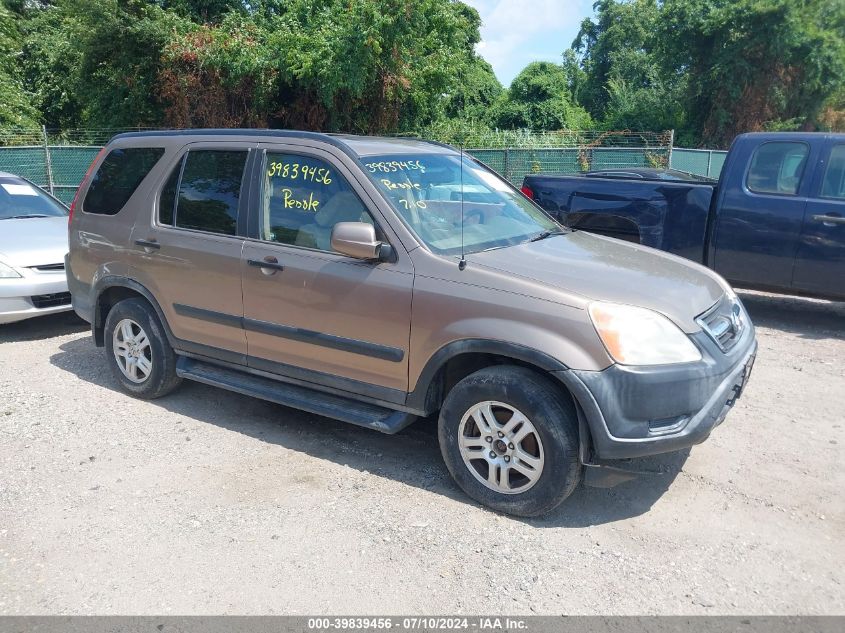 JHLRD78823C001834 | 2003 HONDA CR-V