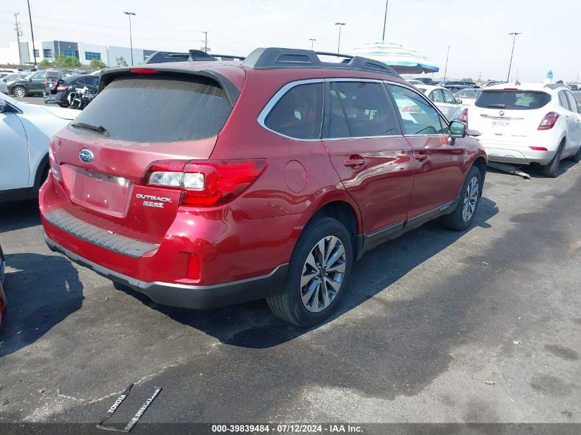 2016 Subaru Outback 2.5I Limited VIN: 4S4BSANC8G3213844 Lot: 39839484