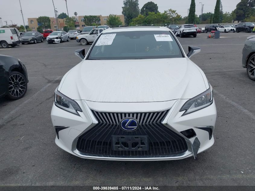 2019 Lexus Es 300H VIN: JTHB21B17K2033310 Lot: 39839485