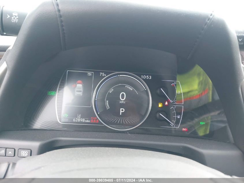 2019 Lexus Es 300H VIN: JTHB21B17K2033310 Lot: 39839485