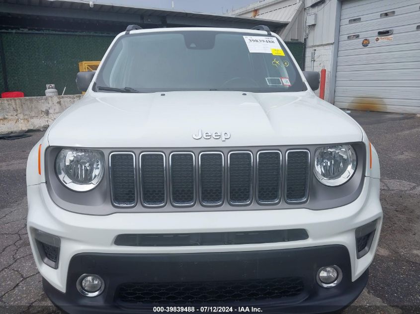 2021 Jeep Renegade Limited 4X4 VIN: ZACNJDD10MPM20884 Lot: 39839488