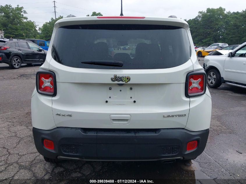 2021 Jeep Renegade Limited 4X4 VIN: ZACNJDD10MPM20884 Lot: 39839488