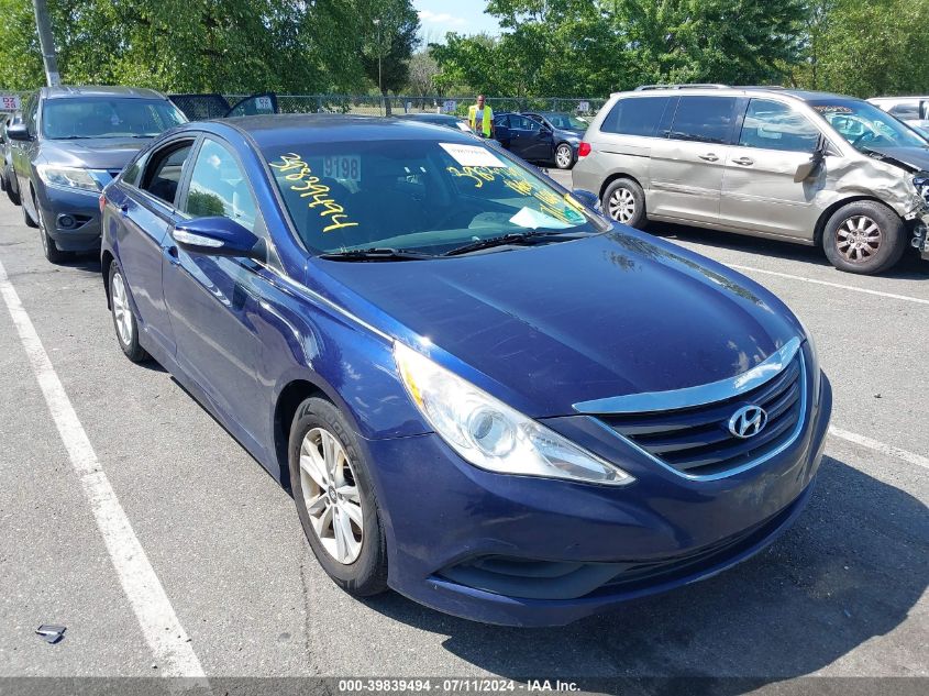 2014 Hyundai Sonata Gls VIN: 5NPEB4AC0EH940356 Lot: 39839494