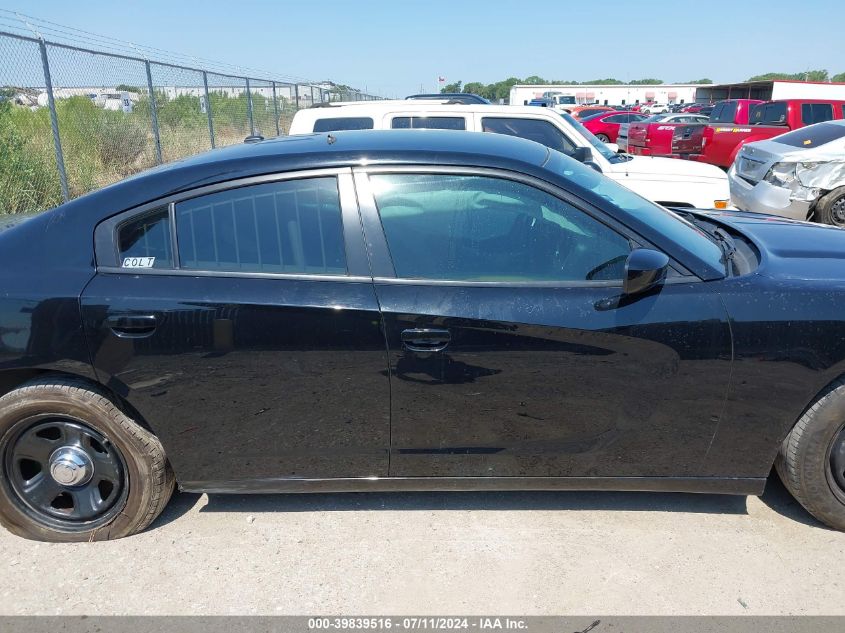 2019 Dodge Charger Police Rwd VIN: 2C3CDXAG6KH563921 Lot: 39839516