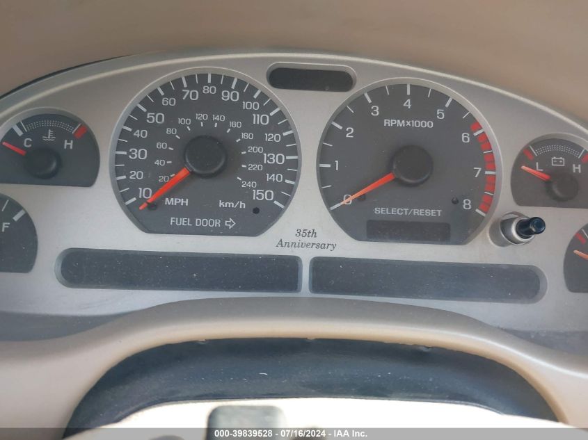 1999 Ford Mustang Gt VIN: 1FAFP42X8XF109097 Lot: 39839528