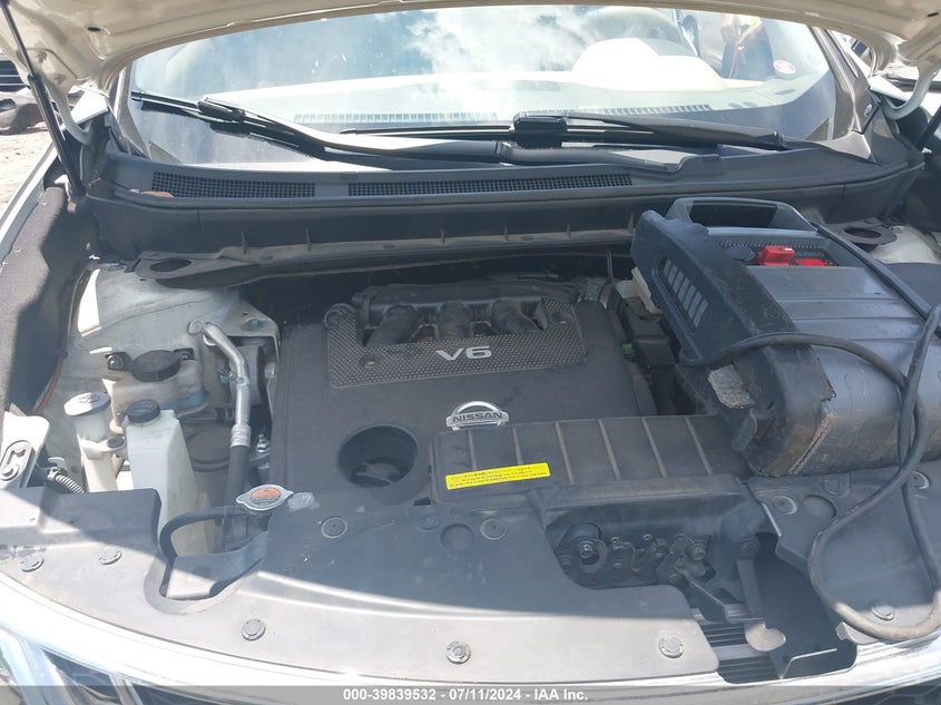 2012 Nissan Murano Le VIN: JN8AZ1MW2CW238095 Lot: 39839532