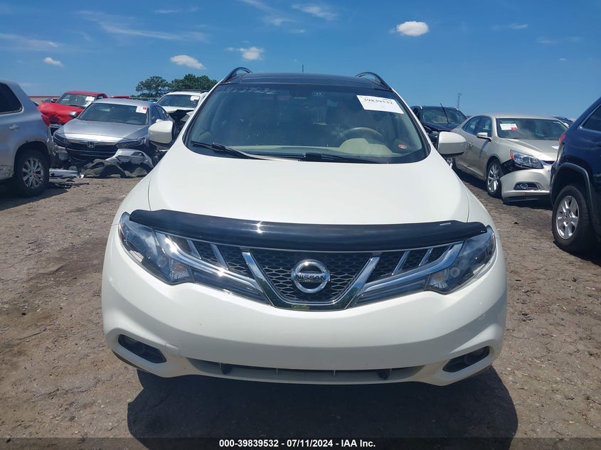 2012 Nissan Murano Le VIN: JN8AZ1MW2CW238095 Lot: 39839532