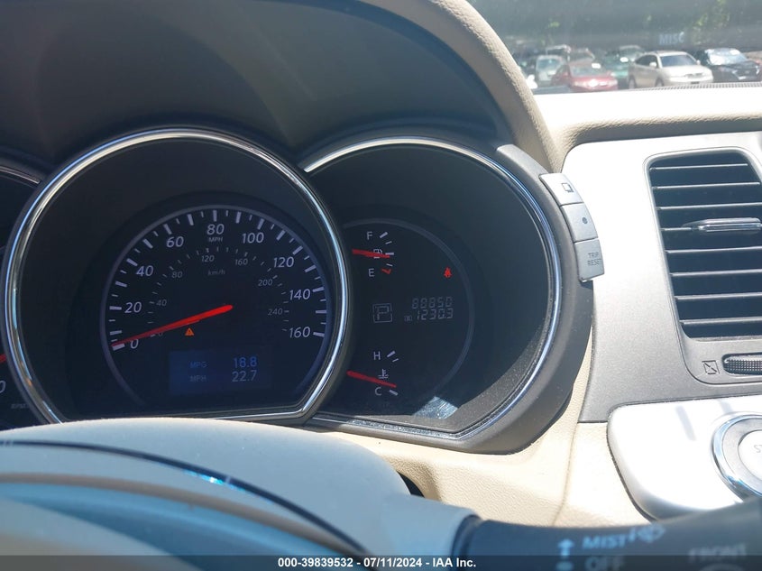 2012 Nissan Murano Le VIN: JN8AZ1MW2CW238095 Lot: 39839532