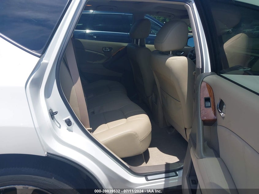 2012 Nissan Murano Le VIN: JN8AZ1MW2CW238095 Lot: 39839532