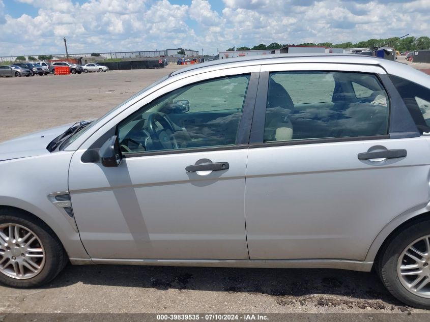 2008 Ford Focus Se/Ses VIN: 1FAHP35N98W142124 Lot: 39839535