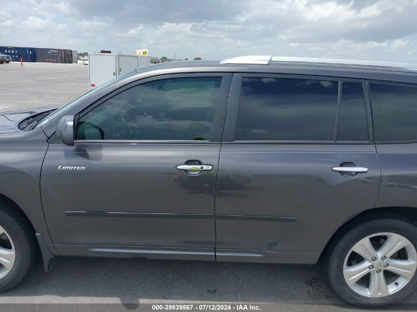 2008 Toyota Highlander Limited VIN: JTEDS42A582035010 Lot: 39839567