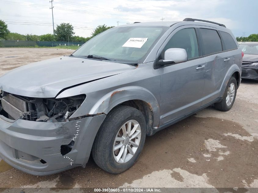 2016 Dodge Journey Sxt VIN: 3C4PDDBG7GT179753 Lot: 39839603