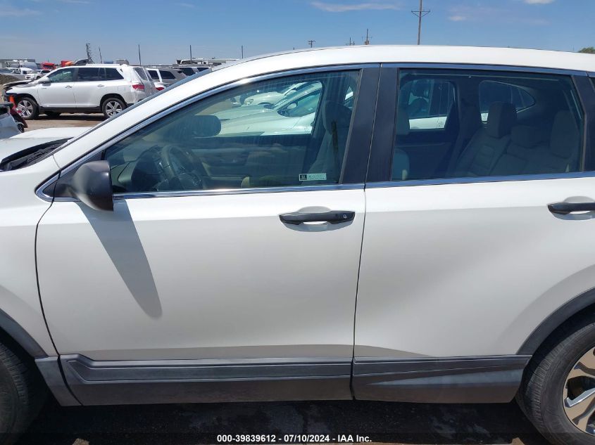 2018 Honda Cr-V Lx VIN: 2HKRW5H31JH420260 Lot: 39839612