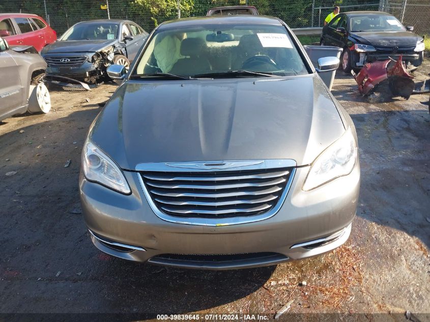 2013 Chrysler 200 Limited VIN: 1C3CCBCG6DN744112 Lot: 39839645