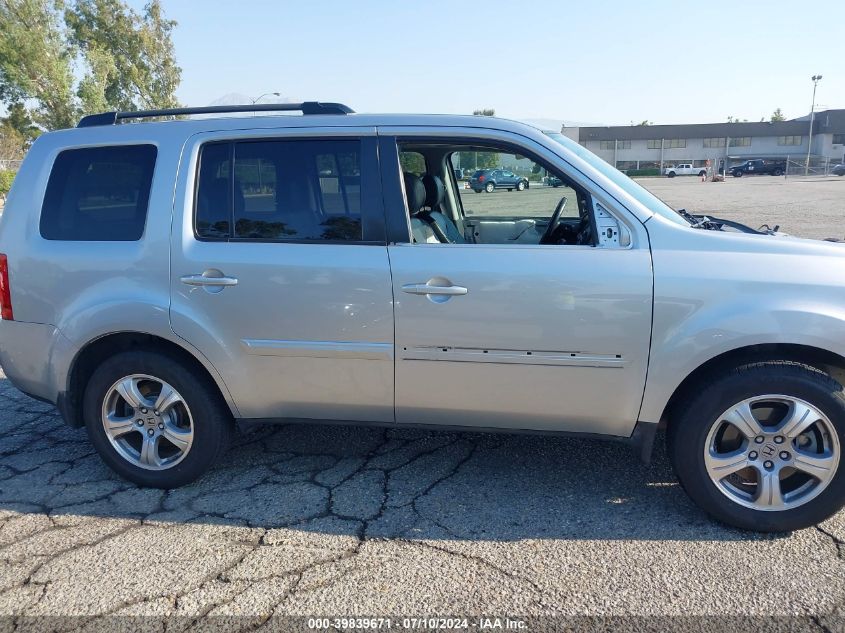 2013 Honda Pilot Ex-L VIN: 5FNYF3H62DB023587 Lot: 39839671