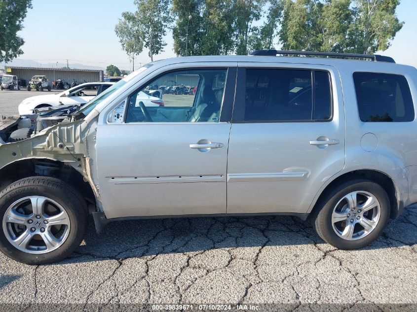 2013 Honda Pilot Ex-L VIN: 5FNYF3H62DB023587 Lot: 39839671