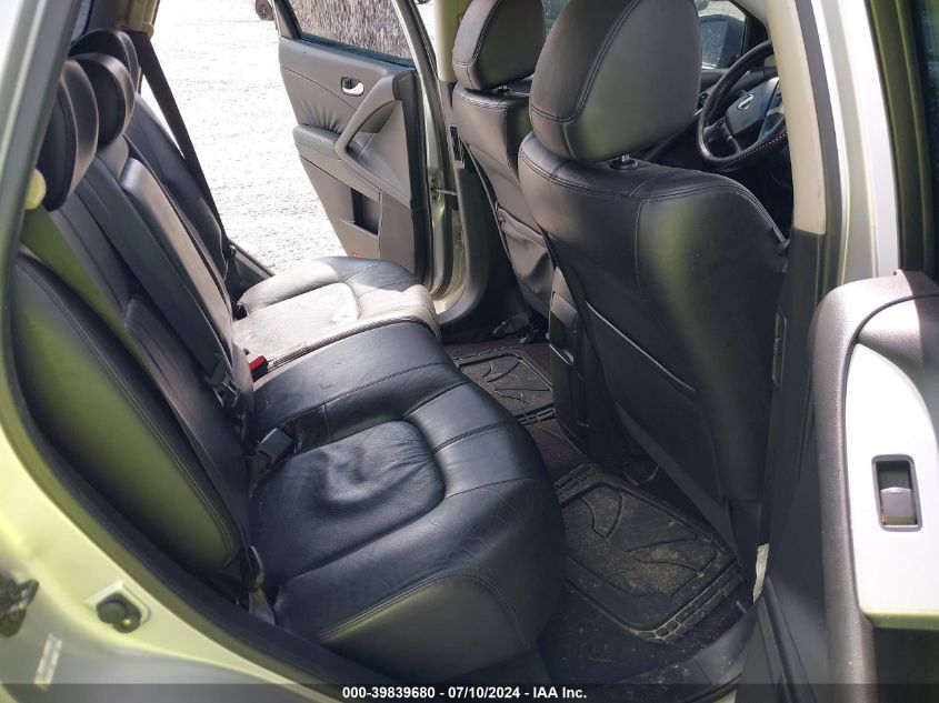 2009 Nissan Murano Sl VIN: JN8AZ18W19W203115 Lot: 39839680