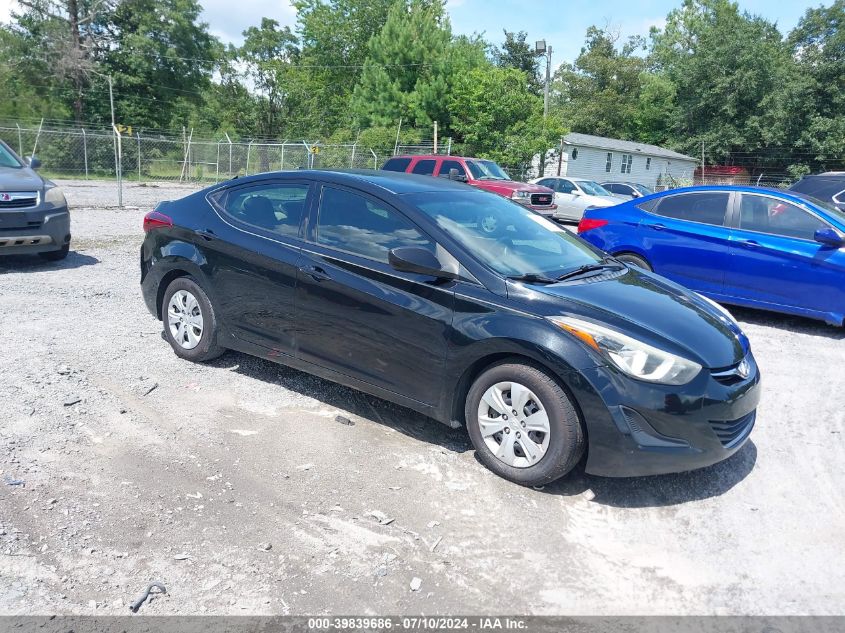 5NPDH4AE7GH768809 | 2016 HYUNDAI ELANTRA