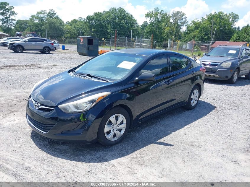 5NPDH4AE7GH768809 | 2016 HYUNDAI ELANTRA