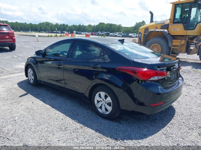 5NPDH4AE7GH768809 | 2016 HYUNDAI ELANTRA