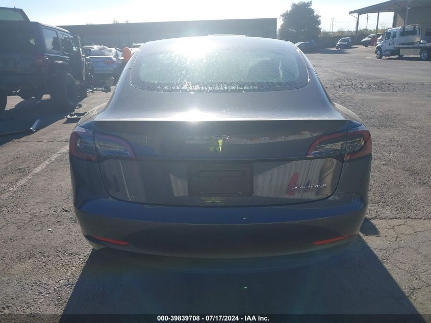 2023 Tesla Model 3 Performance Dual Motor All-Wheel Drive VIN: 5YJ3E1ECXPF711000 Lot: 39839708