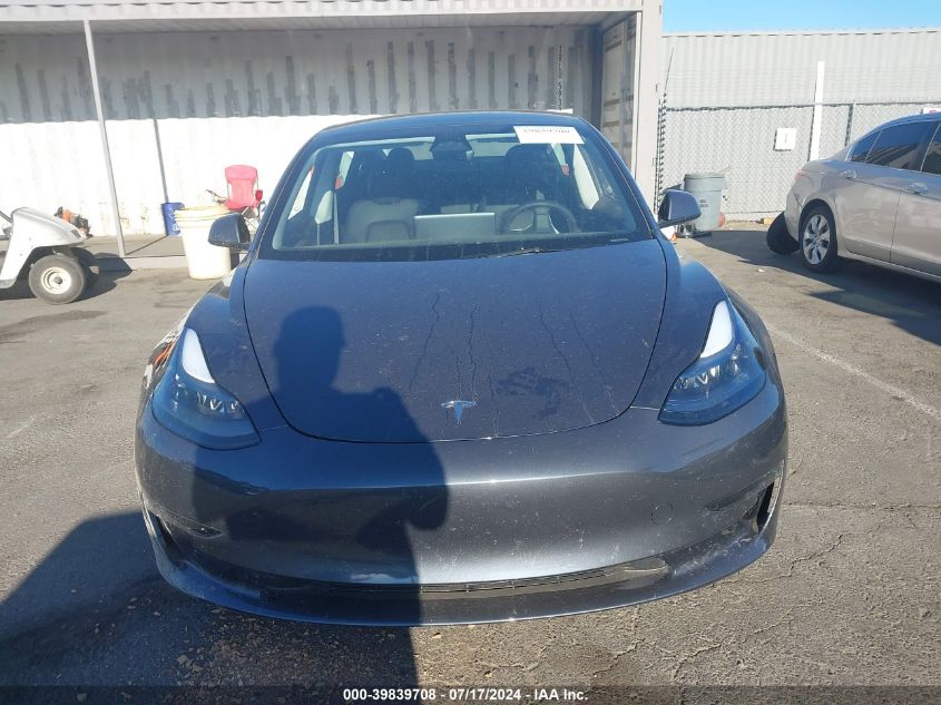 2023 Tesla Model 3 Performance Dual Motor All-Wheel Drive VIN: 5YJ3E1ECXPF711000 Lot: 39839708