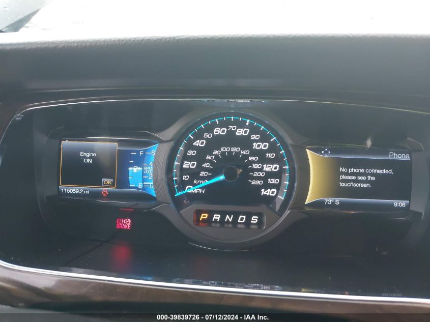 2015 Ford Taurus Limited VIN: 1FAHP2F83FG128553 Lot: 39839726