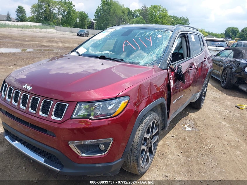 VIN 3C4NJDCB1LT245887 2020 JEEP COMPASS LIMITED 4X4