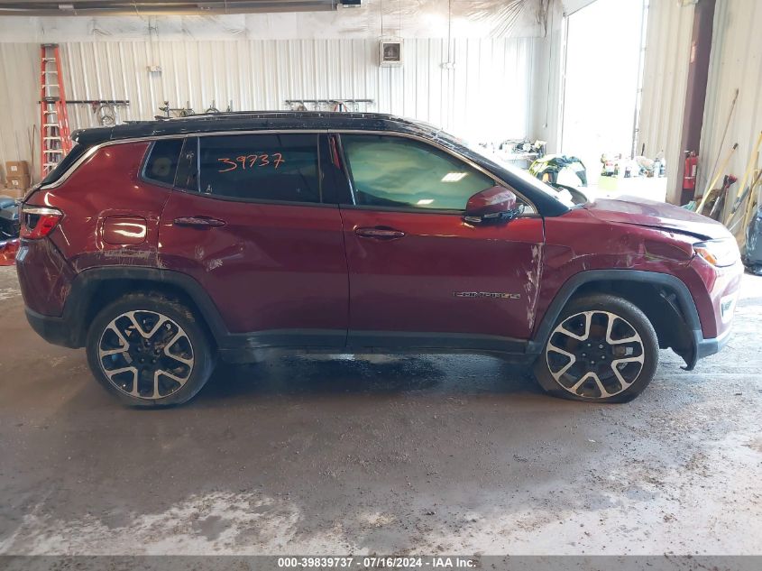 2020 Jeep Compass Limited 4X4 VIN: 3C4NJDCB1LT245887 Lot: 39839737