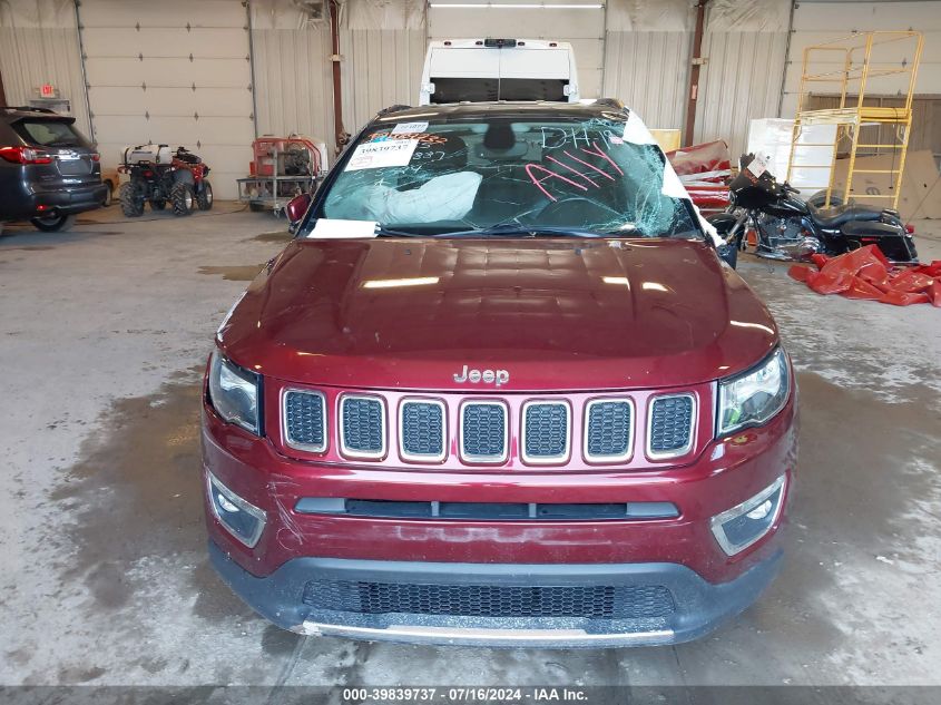 2020 Jeep Compass Limited 4X4 VIN: 3C4NJDCB1LT245887 Lot: 39839737