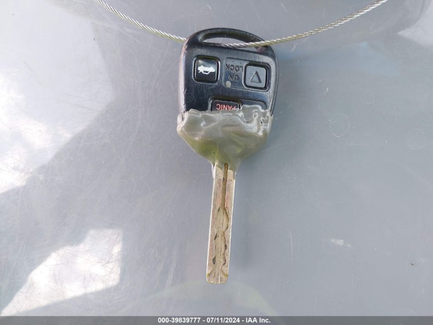 2000 Lexus Es 300 VIN: JT8BF28G7Y5098543 Lot: 39839777